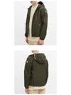 Grimpeurs Hooded Windbreaker Dark Military Green - MONCLER - BALAAN 6