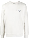 Rider Chest Small Logo Sweatshirt Grey - A.P.C. - BALAAN 2