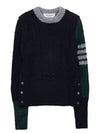 Fun Mix Cable Knit Top - THOM BROWNE - BALAAN 2