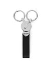 Gancini Leather Key Holder Black - SALVATORE FERRAGAMO - BALAAN 2