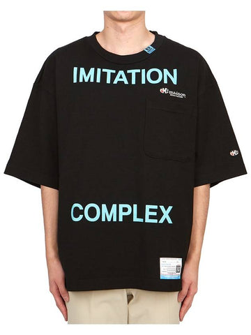 X Champion Men's Short Sleeve TShirt A11TS682 BLACK - MAISON MIHARA YASUHIRO - BALAAN 1