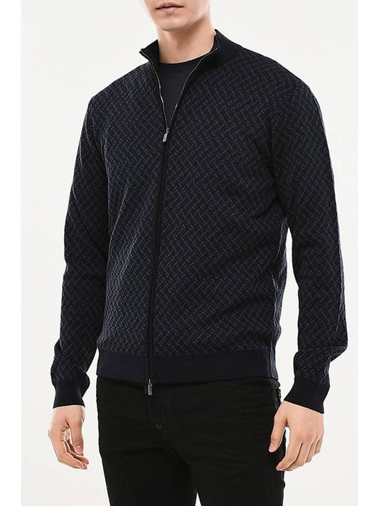 Giorgio Armani 3HSBA1 Zip Jacket Navy SMB6Z PZC5 - EMPORIO ARMANI - BALAAN 1