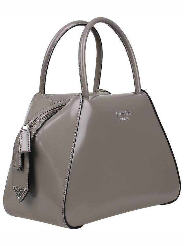 Brushed Supernova Hand Shoulder Bag Dark Grey - PRADA - BALAAN 5