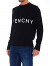 4G Logo Cotton Knit Top Black - GIVENCHY - BALAAN 5