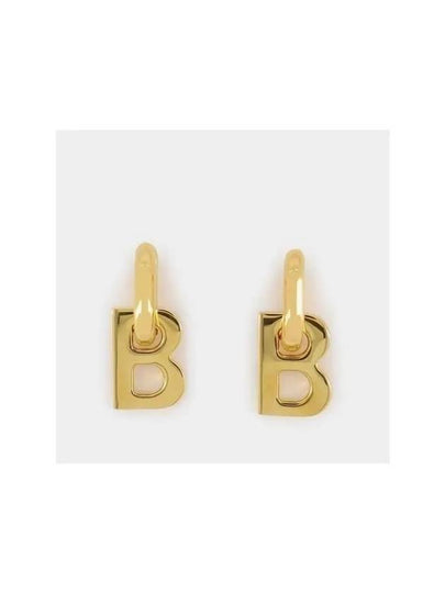 B Earrings Gold - BALENCIAGA - BALAAN 2