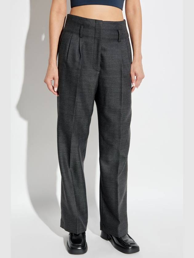 Forte_forte Wool Trousers With Crease, Women's, Grey - FORTE FORTE - BALAAN 3