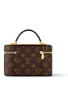 Vanity Monogram Canvas Chain Pouch Bag Brown - LOUIS VUITTON - BALAAN 4