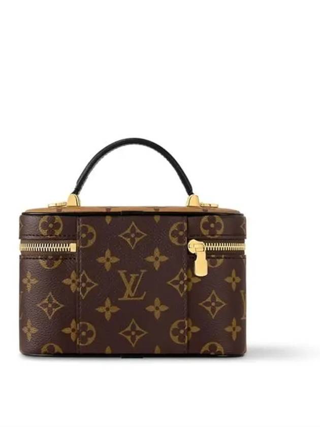 Vanity Monogram Canvas Chain Pouch Bag Brown - LOUIS VUITTON - BALAAN 4