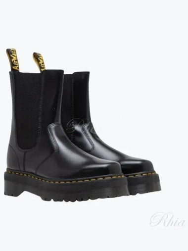 2976 High Quad Squared Chelsea Boots Shoes Unisex 31151001 Black - DR. MARTENS - BALAAN 1