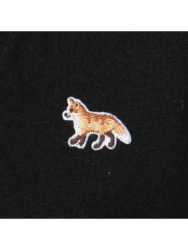 Baby Fox Patch Boxy Cardigan Black - MAISON KITSUNE - BALAAN 7