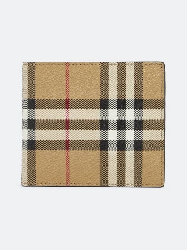 Men's Vintage Check Half Wallet Beige - BURBERRY - BALAAN 2