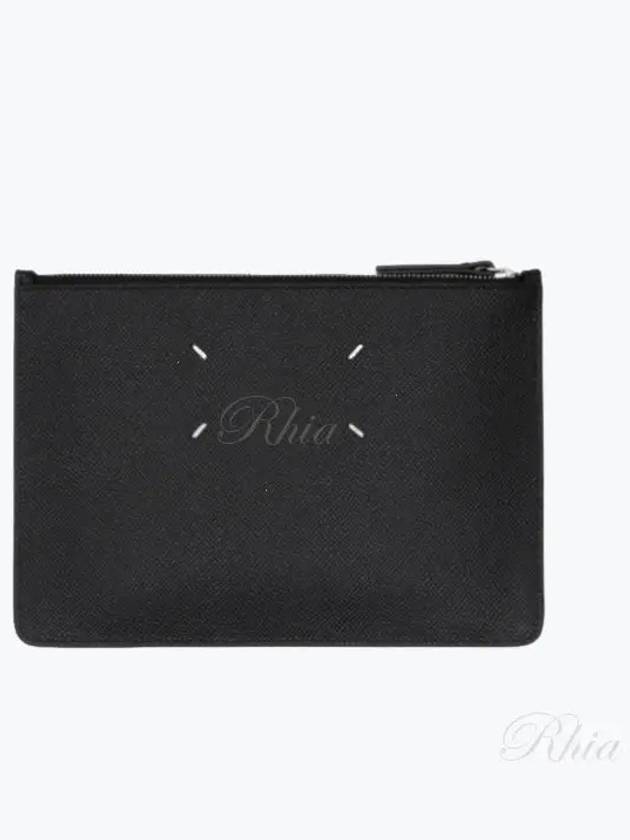 Stitch Small Clutch Bag Black - MAISON MARGIELA - BALAAN 2