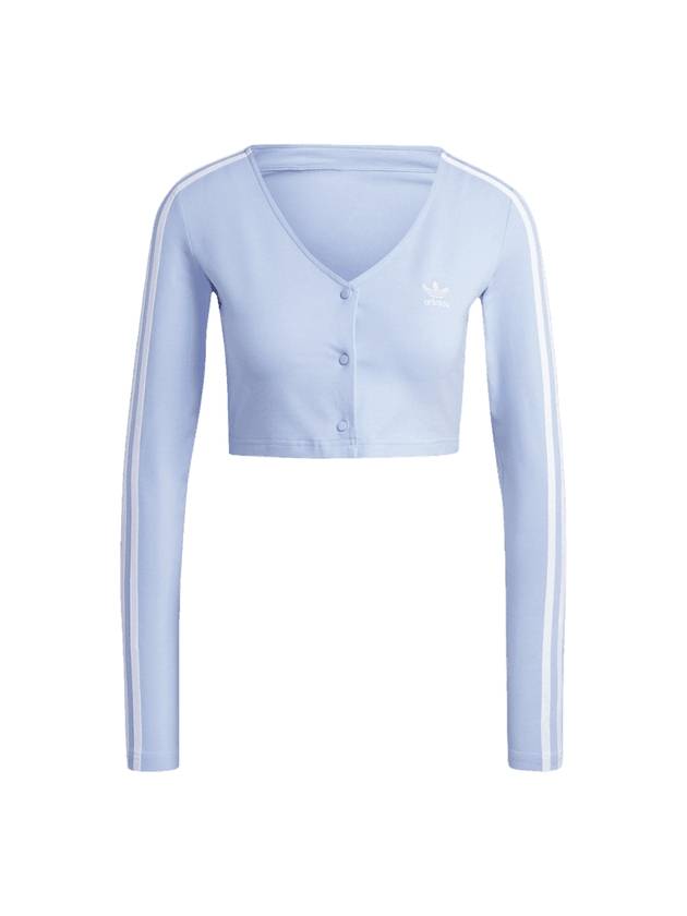 Women's Adicolor Classic Long Sleeve T-Shirt Blue - ADIDAS - BALAAN 1