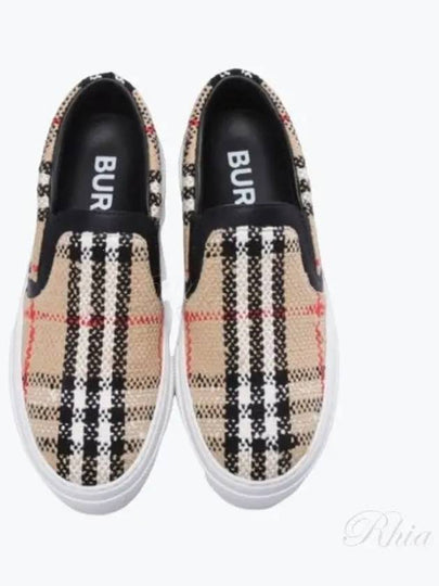 Vintage Check Slip On Brown - BURBERRY - BALAAN 2