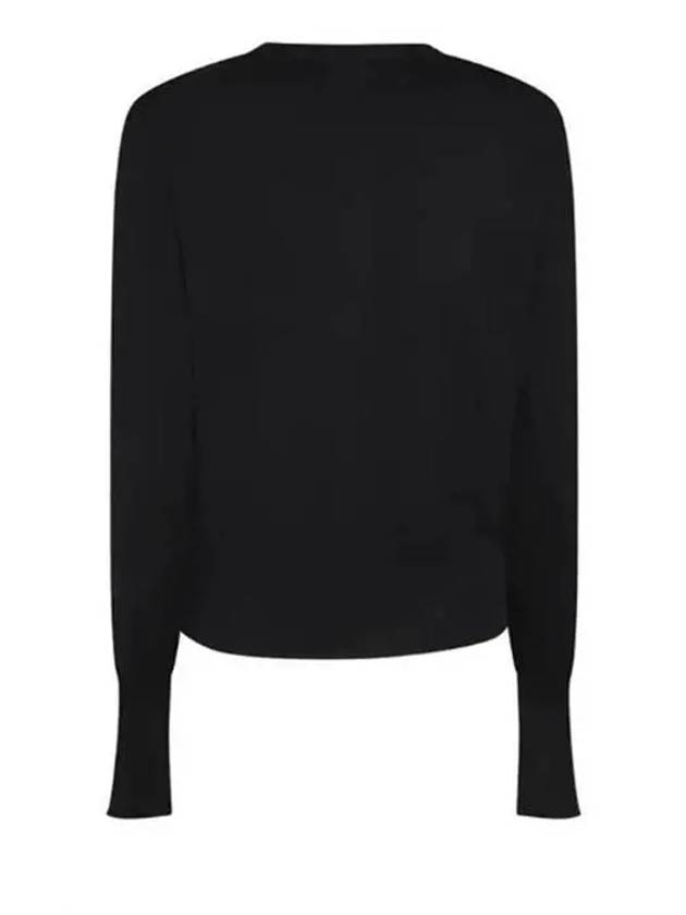 Bea Logo Cardigan Black - VIVIENNE WESTWOOD - BALAAN 3