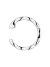 COCO CRUSH single earring 18K white gold quilted J12618 - CHANEL - BALAAN 3