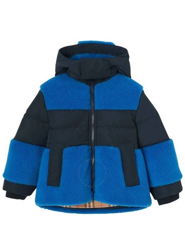 Burberry Boys Calder Fleece Puffer Jacket Size 12M - BURBERRY - BALAAN 1