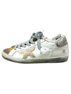 Shearling Superstar Snake Tab Low Top Sneakers White - GOLDEN GOOSE - BALAAN 1