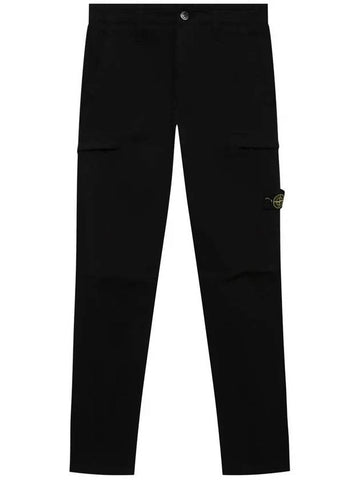 12th Anniversary Kids Waffen Cargo Pants Black 731630814 V0029 - STONE ISLAND - BALAAN 1