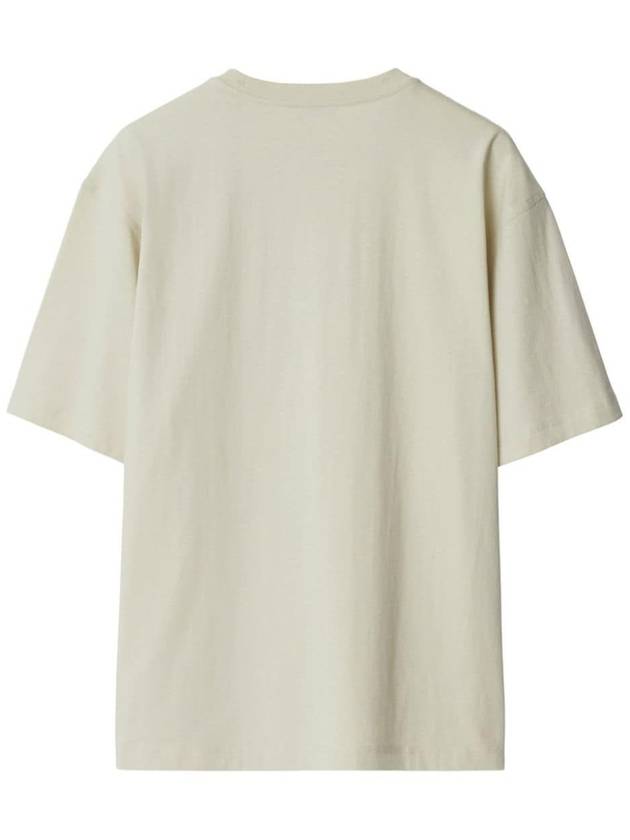 EKD Cotton Short Sleeve T-Shirt Ivory - BURBERRY - BALAAN 6