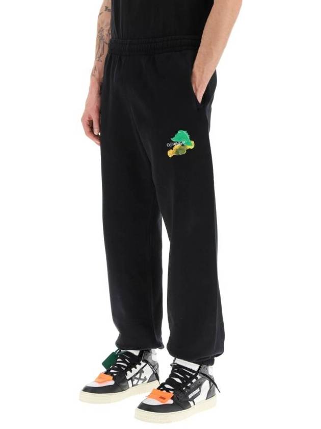 Men's Brush Arrow Track Pants Black - OFF WHITE - BALAAN 5