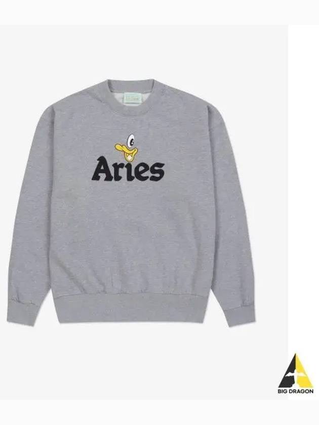 I Duck Sweatshirt Gray Mall STAR20006GM - ARIES - BALAAN 1