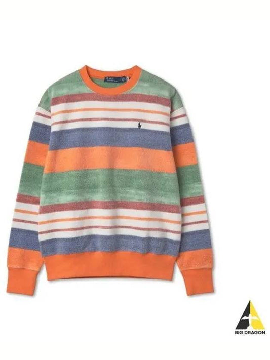 W Long Sleeve Striped Sweatshirt Multi - POLO RALPH LAUREN - BALAAN 1