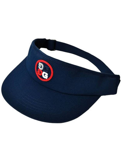 Circle GS Logo Stretch Twill Visor Navy - G/FORE - BALAAN 2