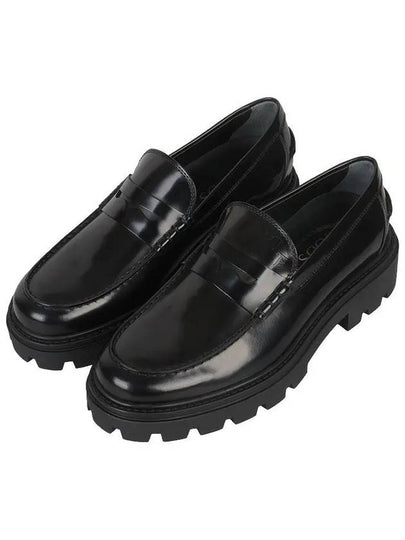 Leather Loafers Black - TOD'S - BALAAN 2