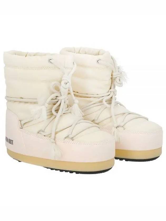 Icon Logo Print Winter Boots Cream - MOON BOOT - BALAAN 2