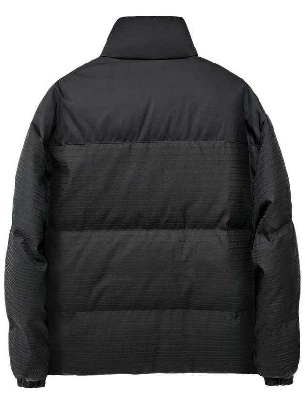 Medium-Length Re-Nylon Reversible Down Padded Jacket Black - PRADA - BALAAN 6