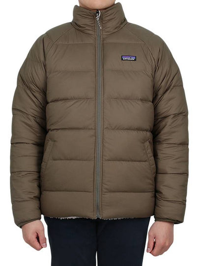 Silent Reversible Fleece Down Jacket Green - PATAGONIA - BALAAN 2