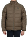 Silent Reversible Fleece Down Jacket Green - PATAGONIA - BALAAN 3