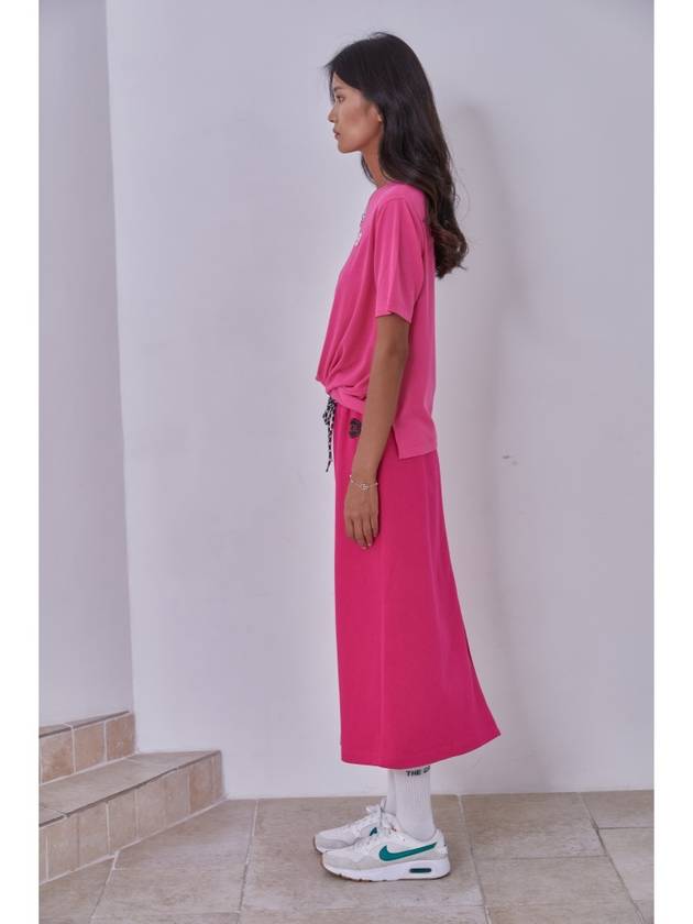 Recycled Maxi Skirt Pink - THE GREEN LAB - BALAAN 9