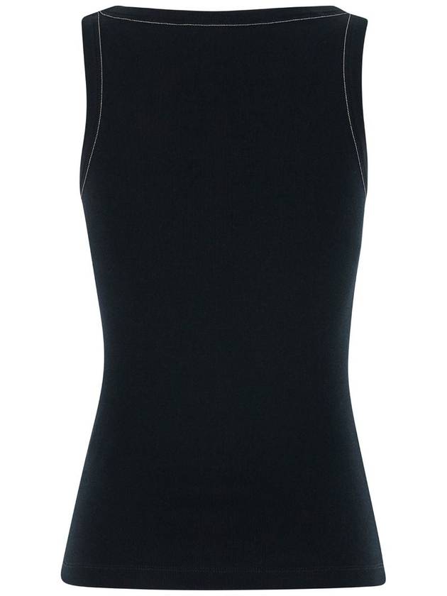 Fabiana Filippi Black Cotton Top - FABIANA FILIPPI - BALAAN 2