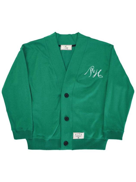 ah24 02calg logo cardigan logo cardigan Light Green - ASIHA - BALAAN 1