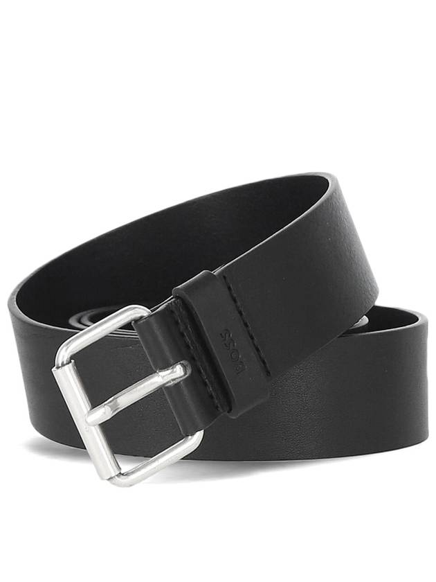 Serge VA Leather Belt Black - HUGO BOSS - BALAAN 2