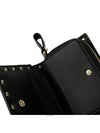 Small Size Rockstud Half Wallet Black - VALENTINO - BALAAN 7