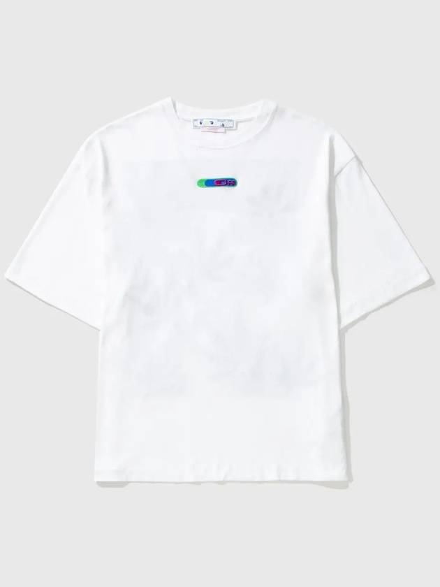 OffWhite WEED With Arrow Skate TShirt White - OFF WHITE - BALAAN 2