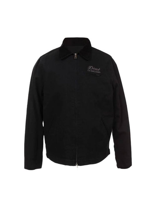 Address Workwear Zip-Up Jacket Black - DEUS EX MACHINA - BALAAN 1