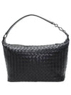 Intrecciato Napa Leather Shoulder Bag Black - BOTTEGA VENETA - BALAAN 3