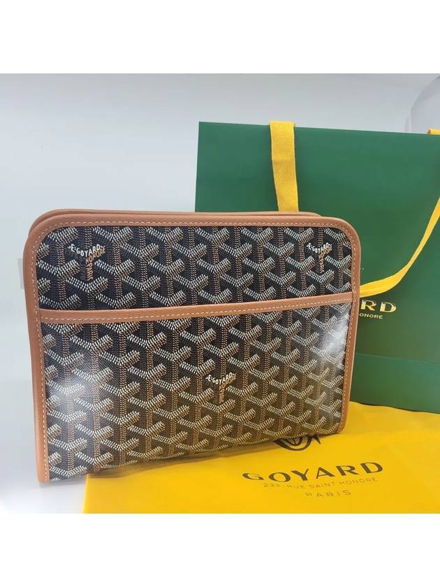 Jouvence GM Clutch Bag Black Tan - GOYARD - BALAAN 2