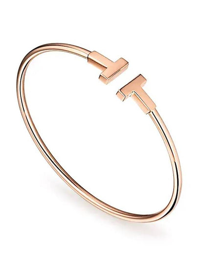 Tiffany T wire bracelet rose gold 33263465 33419759 - TIFFANY & CO. - BALAAN 2