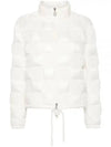 Ancy Checkerboard Motif Short Padding White - MONCLER - BALAAN 2