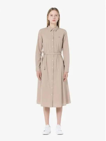 Women s Cotton Flare Shirt Dress One Piece EF052E 54N 02S Domestic Product GQ2N24071971555 - LACOSTE - BALAAN 1