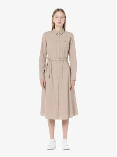 Women s Cotton Flare Shirt Dress One Piece EF052E 54N 02S Domestic Product GQ2N24071971555 - LACOSTE - BALAAN 1