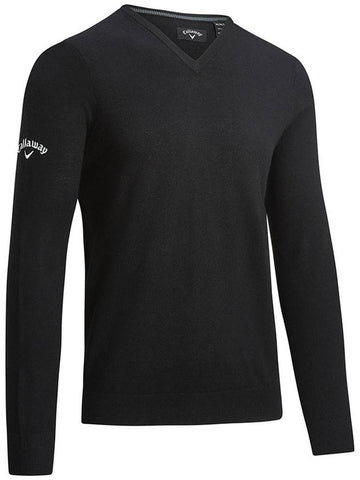 ribbed merino v neck sweater - CALLAWAY GOLF - BALAAN 1