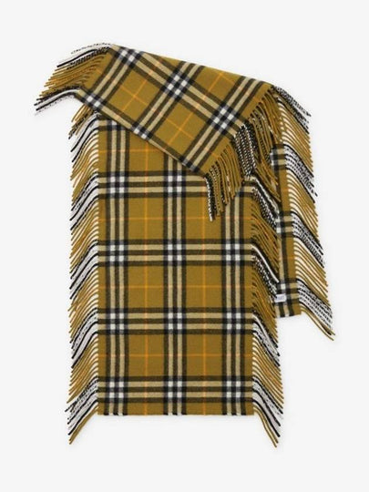 Happy Check Cashmere Scarf Oxide - BURBERRY - BALAAN 2