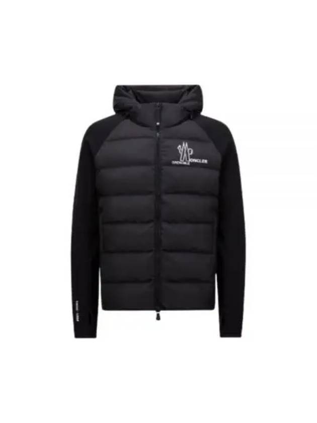 Grenoble Padded Zip-Up Hoodie Black - MONCLER - BALAAN 2