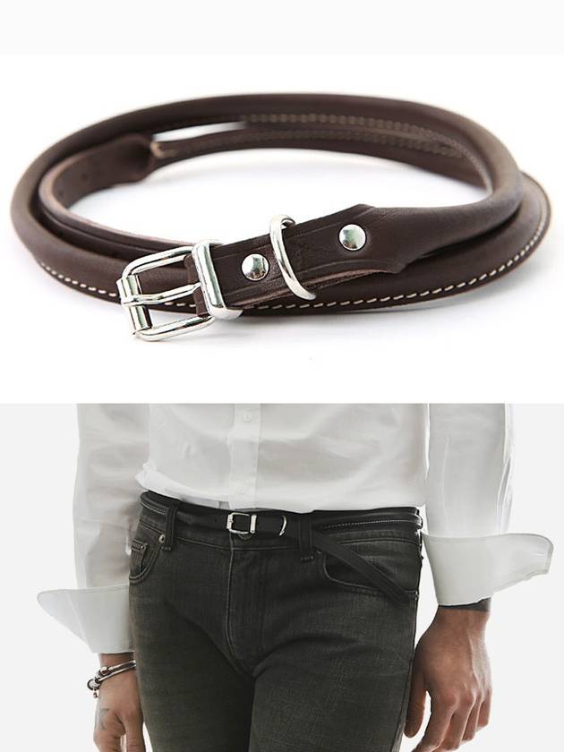 Men's Leather Belt BE4016 V291 54 - DSQUARED2 - BALAAN 1